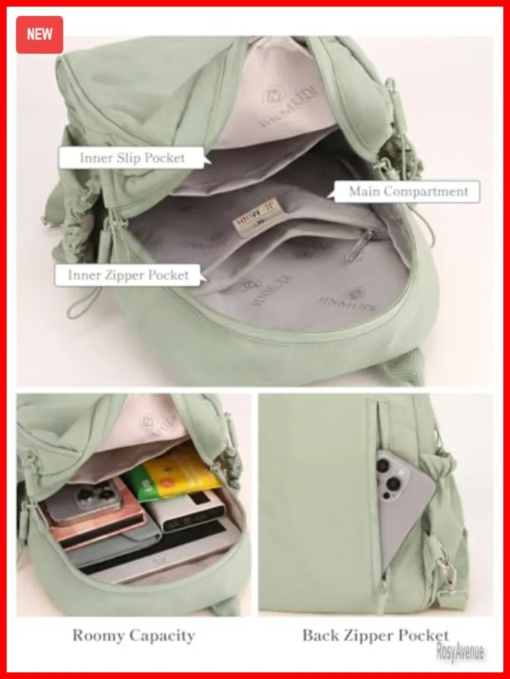 Mini Convertible Backpack Purses Crossbody Sling Bag Nylon Daypack